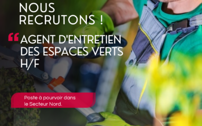 Agent d’entretien des espaces verts H/F