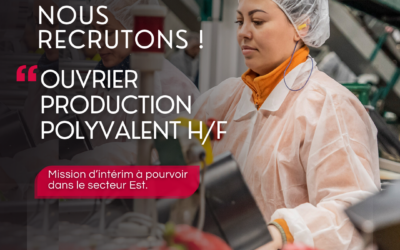 Ouvriers production polyvalents H/F en intérim