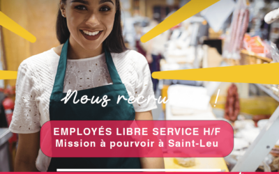 Employés de Libre-Service H/F à Saint-Leu
