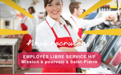 Employés de Libre-Service H/F à Saint-Pierre