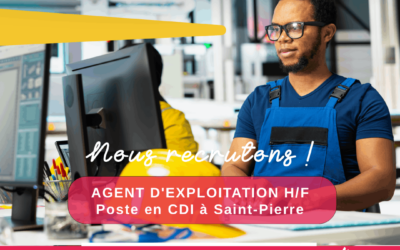 Agent d’Exploitation H/F – Saint-Pierre – CDI