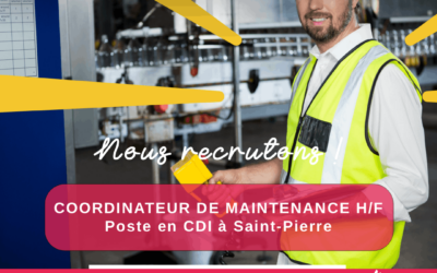 Coordinateur de Maintenance H/F à Saint-Pierre