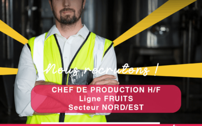 Chef de Production Ligne Fruit H/F