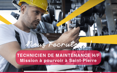 Technicien de Maintenance H/F à Saint-Pierre