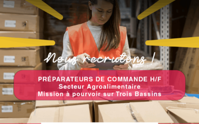 Préparateur de Commandes en Agroalimentaire H/F