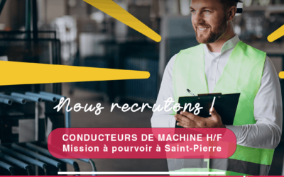 Conducteur de Machines H/F